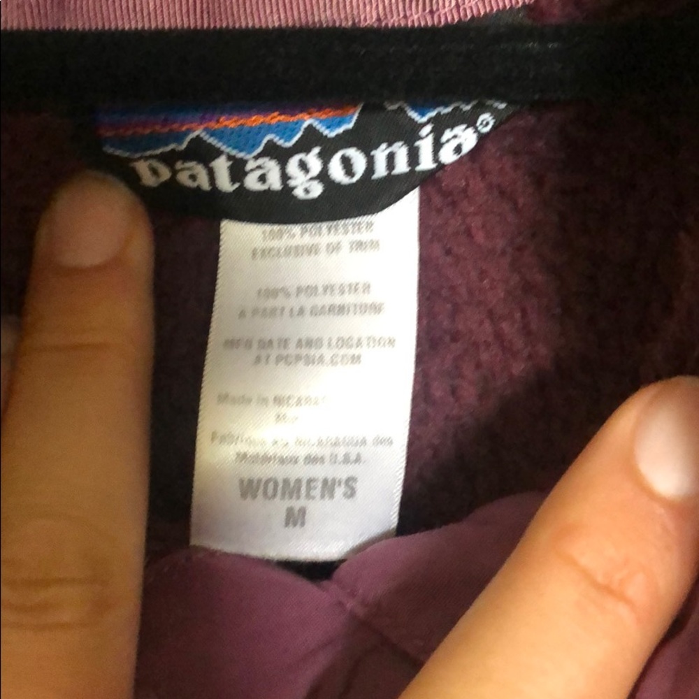 Patagonia Women's Sweater in Deep Burgundy - Picture 3 of 3